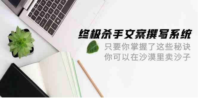 终极杀手文案撰写系统,只要你掌握了这些秘诀,你可以在沙漠里卖沙子(42节课)