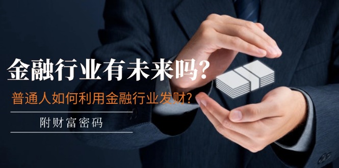 公众号付费文章:金融行业有未来吗?普通人如何利用金融行业发财?(附财富密码)