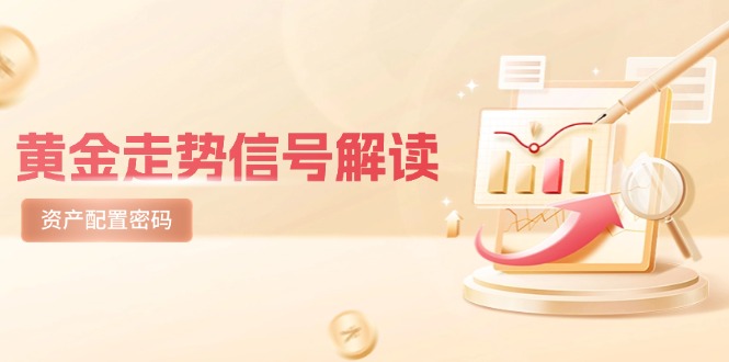 (14860期)黄金走势信号解读,避险逻辑+市场情绪,美股剧震后的资产配置密码