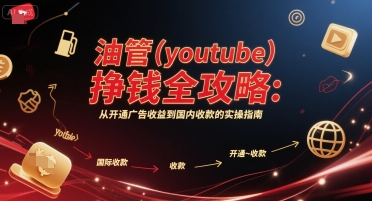 油管(youtube)挣钱全攻略：从开通广告收益到国内收款的实操指南