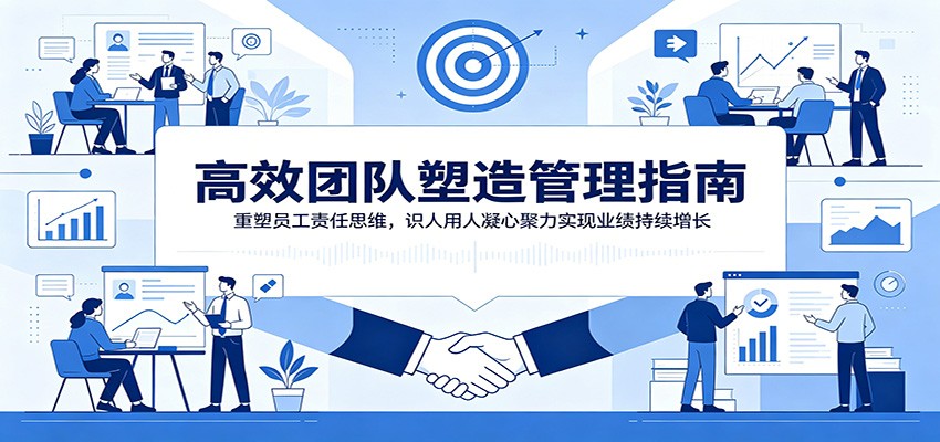 高效团队塑造管理指南:重塑员工责任思维,识人用人凝心聚力实现业绩持续增长