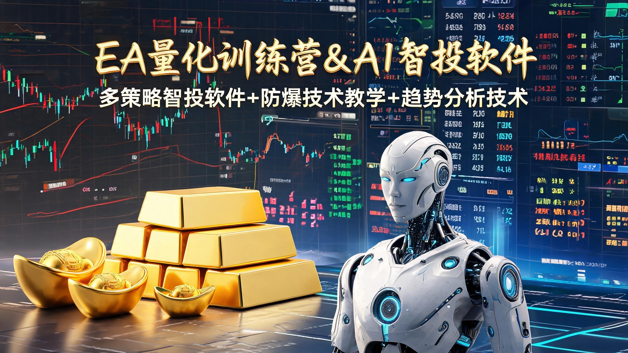 (19211期)EA量化软件+趋势分析操作技术,无爆仓日入200U,小白也可以快速学习拿结果
